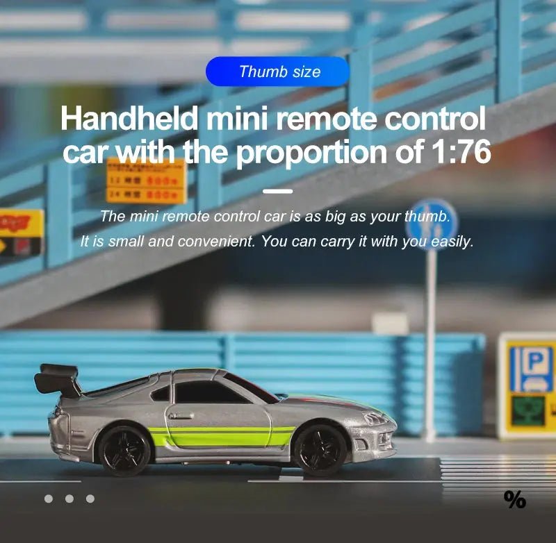 Turbo Racing 1:76 Scale RC Sport Car C72 C73 Table Game Racing Remote Control Mini Model Full Proportional RTR Kit Toys - Lacatang Shop