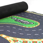 Turbo Racing Drift Track Set with Cement Pier and Jumping Platform, 1:76 Scale Car Scene Mat - Lacatang Shop
