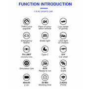 Turbo Racing RTR 1/76 Two RC Cars 3rd Anniversary Version Mini Full Proportional Kids Toys Electric Vehicle Off Road - Lacatang Shop