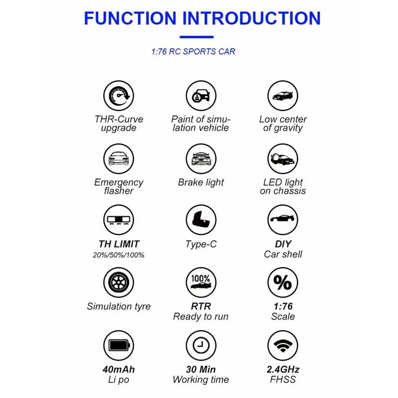 Turbo Racing RTR 1/76 Two RC Cars 3rd Anniversary Version Mini Full Proportional Kids Toys Electric Vehicle Off Road - Lacatang Shop