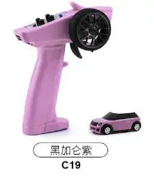 Turbo1/76 Miniature RC Remote Control Electric Sports Car C71 C72 C73 Simulation Toyota Mini Desktop Remote Control Car - Lacatang Shop