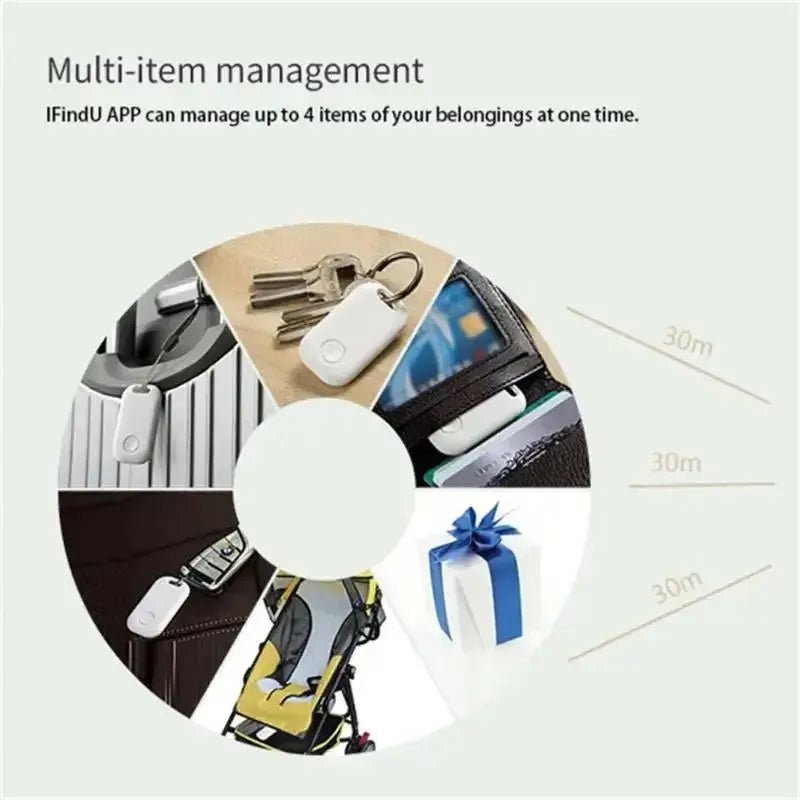 Tuya Mini GPS Tracker Wireless Louder Ring Product WIFI Location Tracker Anti Lost Alarm Smart Keychain 2 - way Search Key Finder - Lacatang Shop