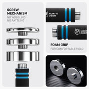 UltraCompact Adjustable Steel Dumbbells Set - Lacatang Shop