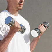 UltraFlex Adjustable Chrome Dumbbells with Foam Grip - Lacatang Shop