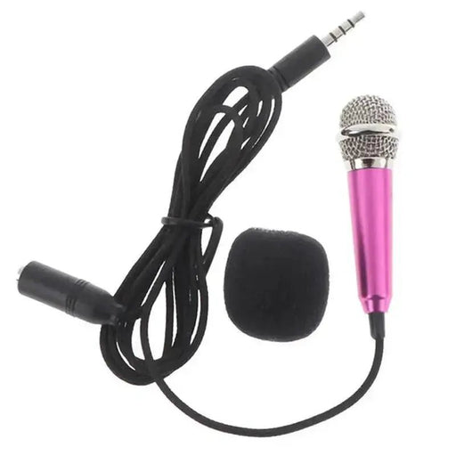 Universal 3.5mm Portable Stereo Studio Mic for Smartphones, Laptops, and PCs