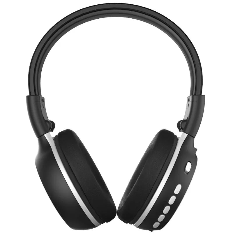 Universal Foldable Sports Wireless Headset Led Fm Radio Headphone Support Tf - Lacatang Shop