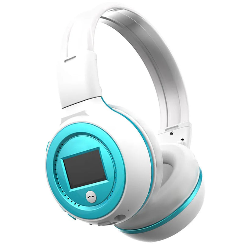 Universal Foldable Sports Wireless Headset Led Fm Radio Headphone Support Tf - Lacatang Shop