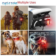 USB Rechargeable Bright Red LED Bicycle Tail Light - 4 Modes for Night Safety Cycling - Lacatang Shop