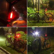 USB Rechargeable Red LED Bicycle Tail Light - Bright Rear Light for Enhanced Cycling Safety at Night - Lacatang Shop