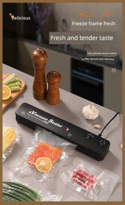 Vacuum Packaging Machine Small Household Sealing Machine Sealed Fresh - Keeping Vacuator Automatic Pressing Sealing Machine - Lacatang Shop