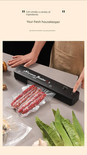 Vacuum Packaging Machine Small Household Sealing Machine Sealed Fresh - Keeping Vacuator Automatic Pressing Sealing Machine - Lacatang Shop