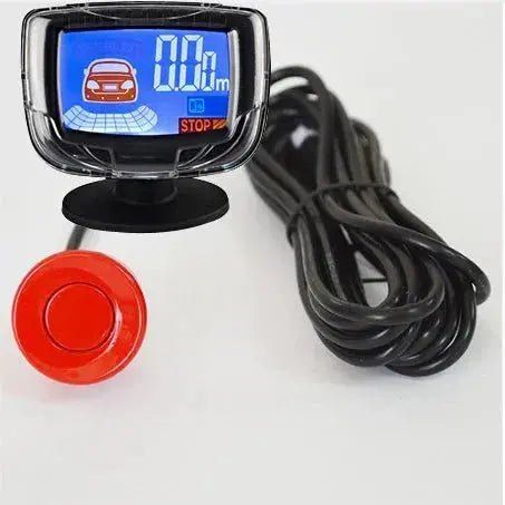 Vehicle Parking Sensor LCD Display with Switch Car Reverse Radar Parking Distance Rear 4 Sensors Backup Alarm System Buzzer - Lacatang Shop