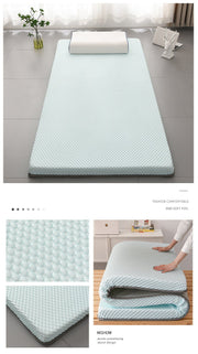 VESCOVO Summer Cooling Memory Foam Mattress Topper 150x200CM - Lacatang Shop