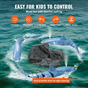 VEVOR Remote Control Shark Toy 2.4 Ghz High Speed RC Boat for Kids Adults Gift - Lacatang Shop