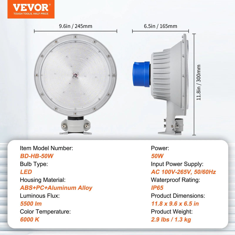 VEVOR Ultra Bright LED Barn Light 50W Flood Security - Lacatang Shop