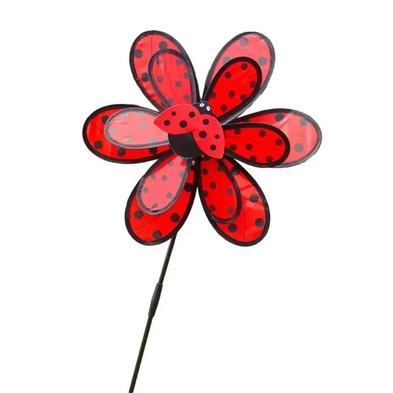 Vibrant Double Layered Wind Spinners for Outdoor Garden Decor and Picnic Enjoyment - Lacatang Shop