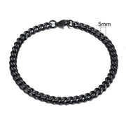 Vnox 3 - 11mm Chunky Miami Curb Chain Bracelet for Men, Stainless Steel Cuban Link Chain Wristband Classic Punk Heavy Male Jewelry - Lacatang Shop