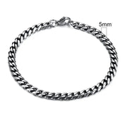 Vnox 3 - 11mm Chunky Miami Curb Chain Bracelet for Men, Stainless Steel Cuban Link Chain Wristband Classic Punk Heavy Male Jewelry - Lacatang Shop