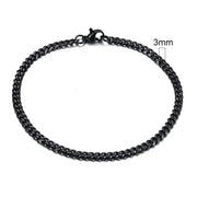 Vnox 3 - 11mm Chunky Miami Curb Chain Bracelet for Men, Stainless Steel Cuban Link Chain Wristband Classic Punk Heavy Male Jewelry - Lacatang Shop