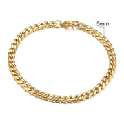 Vnox 3 - 11mm Chunky Miami Curb Chain Bracelet for Men, Stainless Steel Cuban Link Chain Wristband Classic Punk Heavy Male Jewelry - Lacatang Shop