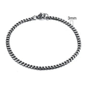 Vnox 3 - 11mm Chunky Miami Curb Chain Bracelet for Men, Stainless Steel Cuban Link Chain Wristband Classic Punk Heavy Male Jewelry - Lacatang Shop