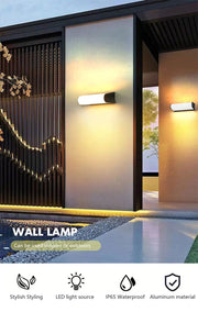 Wall Light LED Aluminium Lamp Indoor Outdoor AC85 - 265V Waterproof Led Lights Wall Panels Decoration Items For Home Balcony Porch - Lacatang Shop