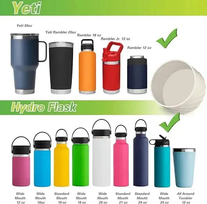 Water Bottle Boot Sleeve for Stanley 40/30 oz Non - slip Bottom Sleeve Boot Cup Base Protective Cover Anti - Slip Protective Sleeve - Lacatang Shop