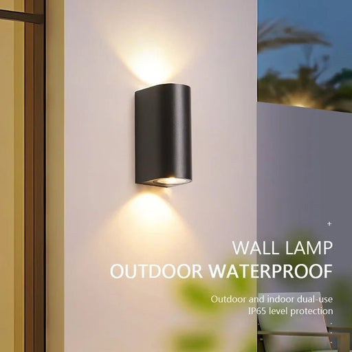 Waterproof LED Outdoor Wall Lamp - IP65 Dual Lighting for Gardens