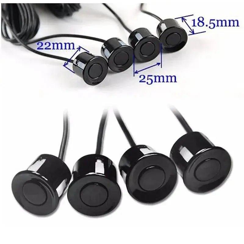 Weatherproof 4 Rear View Car Parking Sensor Reverse Backup Radar Kit with LED Display Monitor car parking system - Lacatang Shop