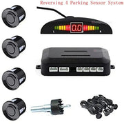 Weatherproof 4 Rear View Car Parking Sensor Reverse Backup Radar Kit with LED Display Monitor car parking system - Lacatang Shop