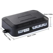 Weatherproof 4 Rear View Car Parking Sensor Reverse Backup Radar Kit with LED Display Monitor car parking system - Lacatang Shop