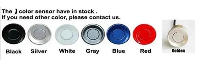 Weatherproof 4 Rear View Car Parking Sensor Reverse Backup Radar Kit with LED Display Monitor car parking system - Lacatang Shop