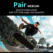 WiFi Mini Camera 4K HD Security Monitoring Camera Night Vision Home Camcorder USB Rechargeable Remote Viewing for Indoor Outdoor - Lacatang Shop