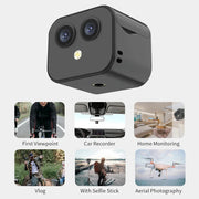 WiFi Mini Camera 4K HD Security Monitoring Camera Night Vision Home Camcorder USB Rechargeable Remote Viewing for Indoor Outdoor - Lacatang Shop