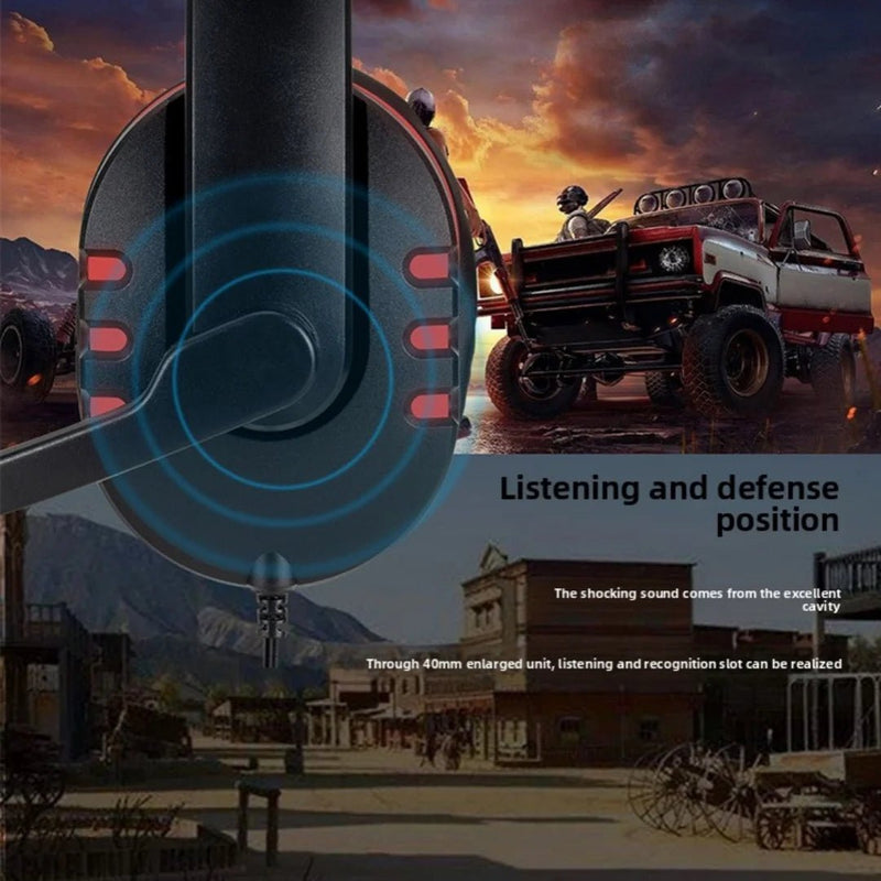 WIFIT wired gaming earphones with 3.5mm jack suitable for computer gaming, PC chatting, and with microphone, plug and play - Lacatang Shop