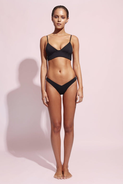 Wildaster Paige Bralette Bikini Top - Jet - Lacatang Shop