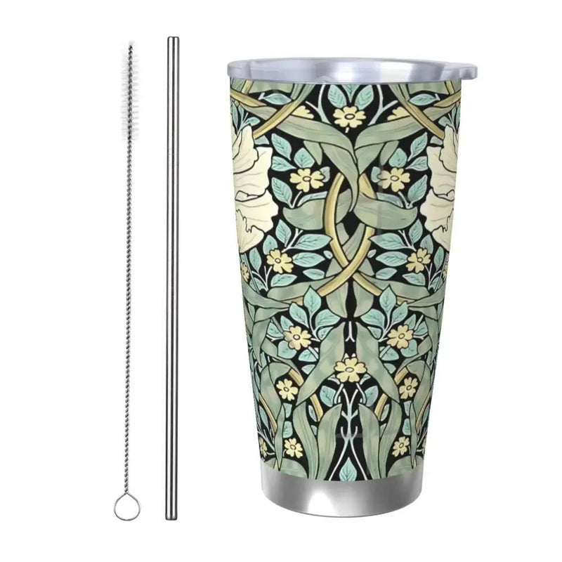 William Morris - Pimpernel 20oz Stainless Steel Insulated Thermal Coffee Car Cup Cold Hot Mugs Vacuum Flask - Lacatang Shop