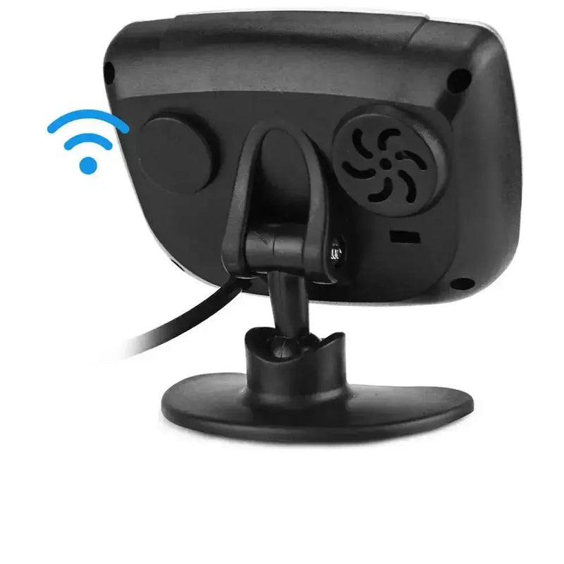 Wireless Car Parking Sensor Set LCD Display 4 Radar Probe 65dB Buzzer Alarm Backup Reversing Parktronic Monitor Detector System - Lacatang Shop