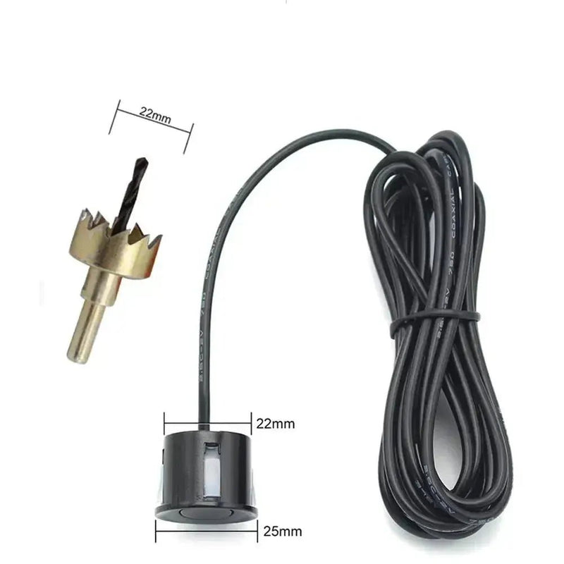 Wireless Car Parking Sensor Set LCD Display 4 Radar Probe 65dB Buzzer Alarm Backup Reversing Parktronic Monitor Detector System - Lacatang Shop