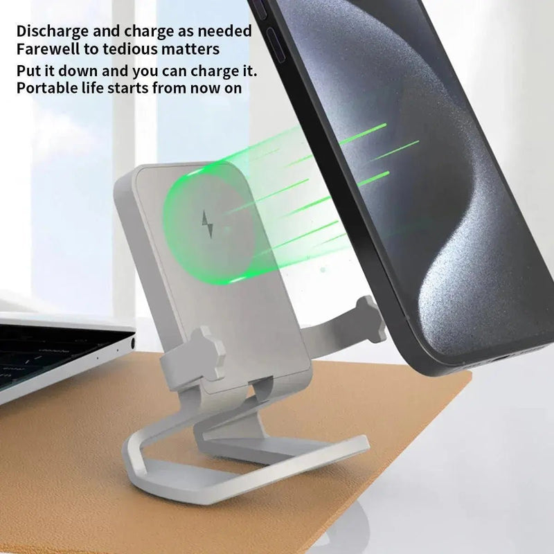 Wireless Charger 15W Suitable for iPhone Wireless Fast Charging Horizontal Vertical Dual - Purpose Phone Holder Desktop base - Lacatang Shop