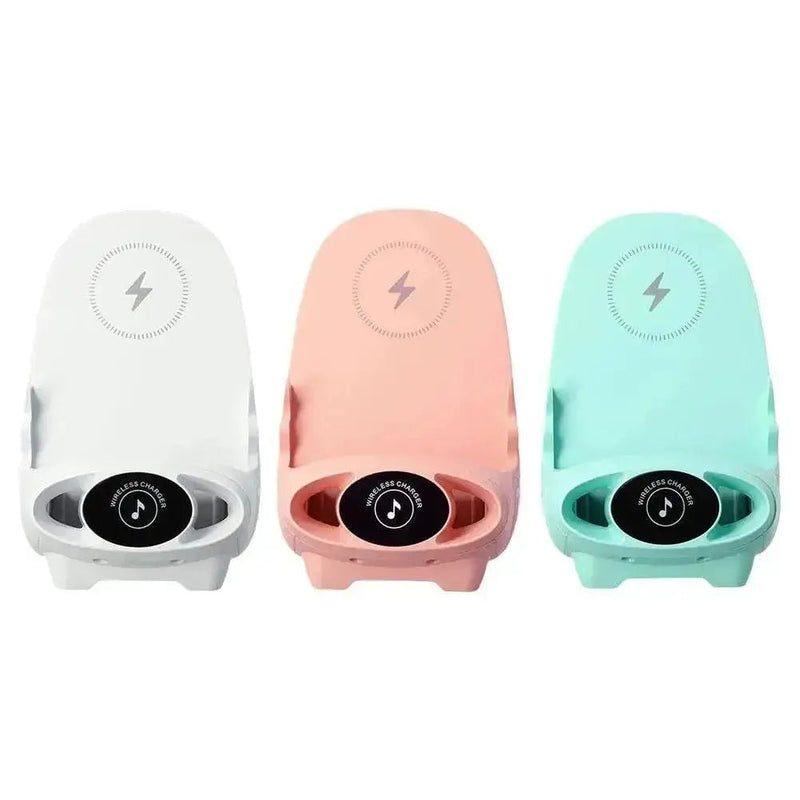 Wireless Charging Stand Portable Mini Chair Universal 15W Chair Holder Charger Desktop Phone Charging Holder - Lacatang Shop