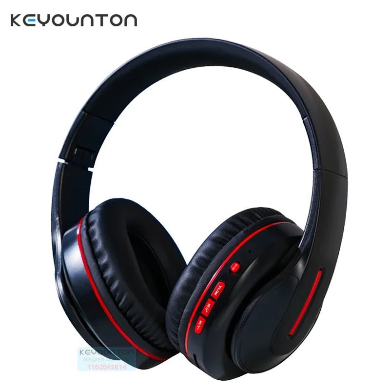 Wireless Bluetooth 5.0 Stereo Sound Sports Headset with Microphone - Foldable Gradient Color Earbuds