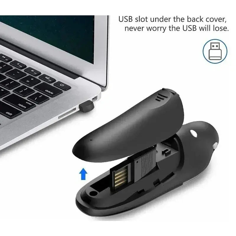 Wireless Red Laser Presenter Pen, Power Pointers, Remote Control, USB, RF, PPT Page Turn, Presentation Powerpoint, 2.4G - Lacatang Shop