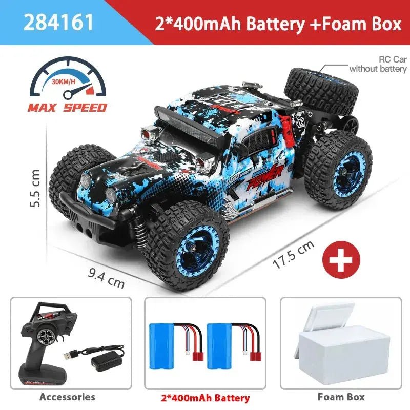 WLtoys 1:28 284131 284161 2.4G High - Speed 4WD Mini RC Racing Car - 30KM/H Remote Control Drift Toy for Kids and Gifts - Lacatang Shop