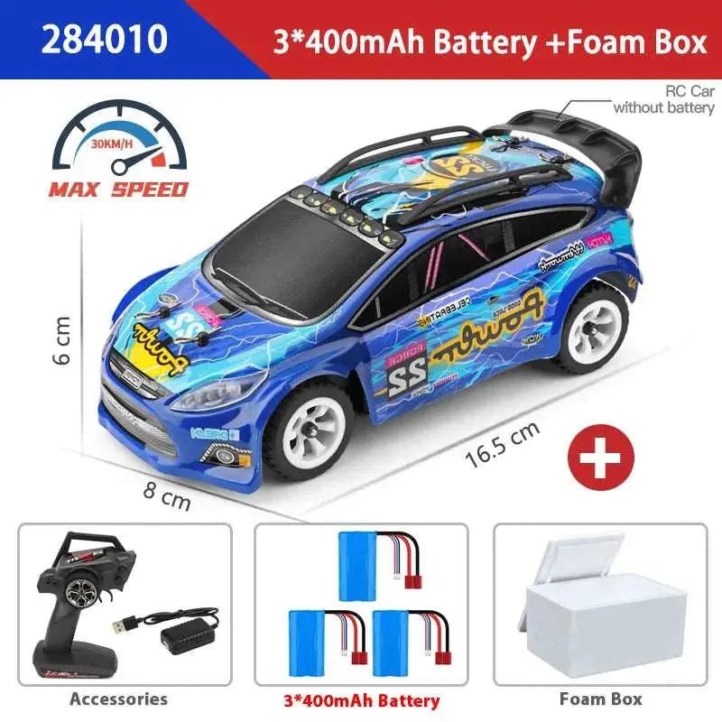 WLtoys 1:28 284131 284161 2.4G Racing Mini RC Car 30KM/H 4WD Electric High Speed Remote Control Drift Toys for Children Gifts - Lacatang Shop