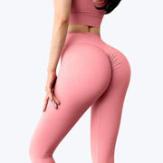 Women High Waist Yoga Pants Fitness Legging Workout Training Tights Running Pants Seamless Sport Leggings Gym Clothing - Lacatang Shop