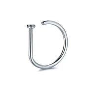 Women Men Fake Piering Nose Ring Earrings Fashion punk Non Piercing Nose Clip Stainless Steel Perforation Septum Body Jewelry - Lacatang Shop
