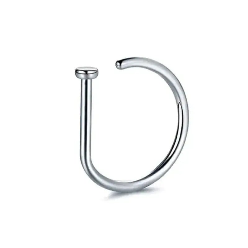 Women Men Fake Piering Nose Ring Earrings Fashion punk Non Piercing Nose Clip Stainless Steel Perforation Septum Body Jewelry - Lacatang Shop