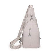 Women's Chest Bags Pure ColorPU leather Female Crossbody Bags Fashion Sports Shoulder Bag Casual Female Sling Waist Chest Pack - Lacatang Shop