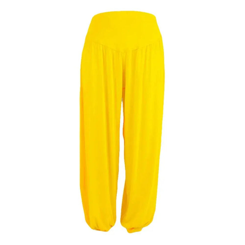 Women’s Elastic Loose Pants Casual Cotton Soft Yoga Sports Dance Pants Skin Friendly Comfortable Pants pantalones de mujer - Lacatang Shop